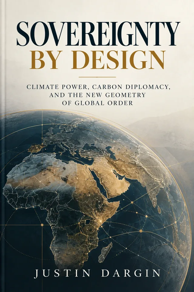Sovereignty by Design book cover showing a connected globe